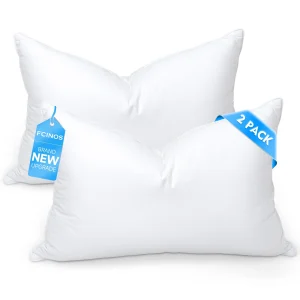 Goose Down Pillows and Bed Pillows Queen Size for Sleeping