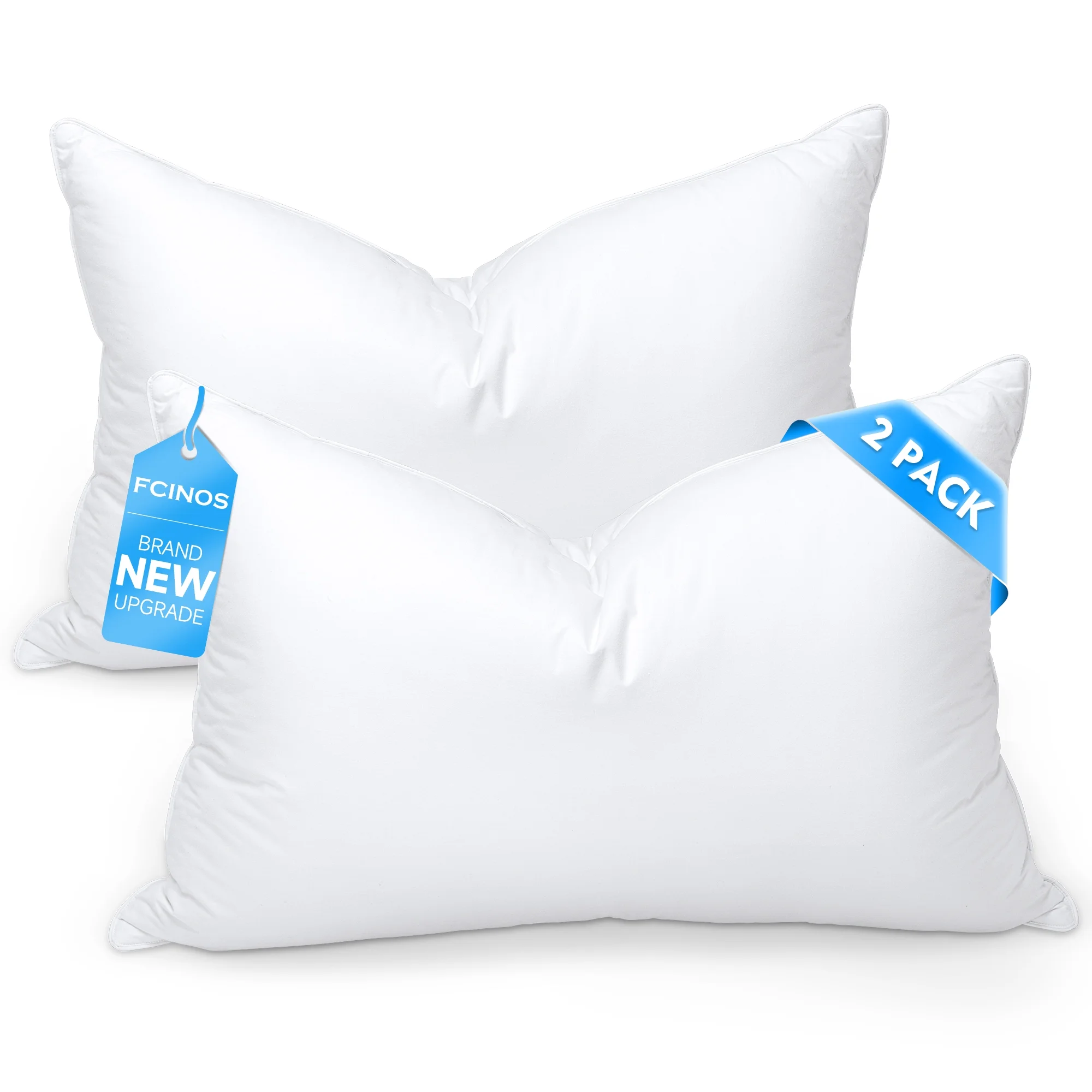 Goose Down Pillows and Bed Pillows Queen Size for Sleeping